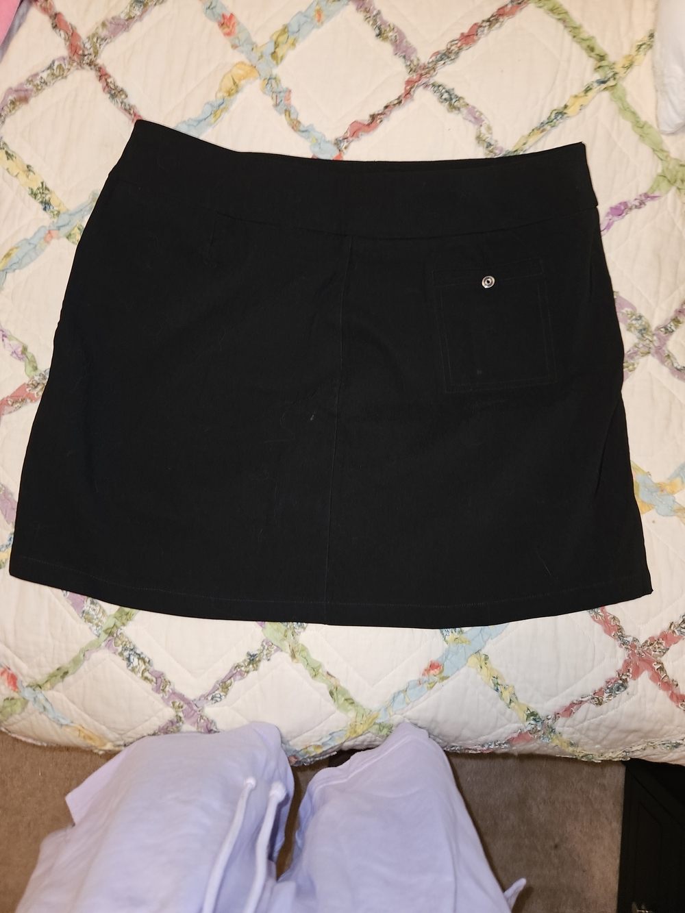 Simplicate Black Stretch Golf Skort Size 14 - Picture 2 of 4